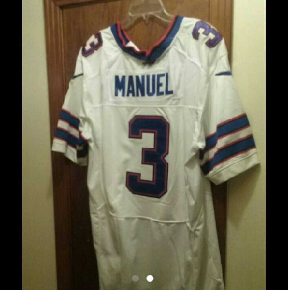 NWT BUFFALO BILLS #3 MANUEL 3X NIKE JERSEY - Picture 2 of 2