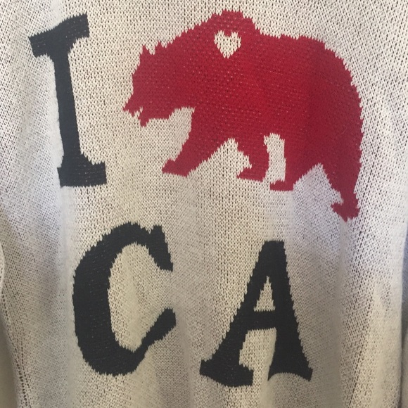 I Heart CA Knit Sweater - Picture 2 of 4