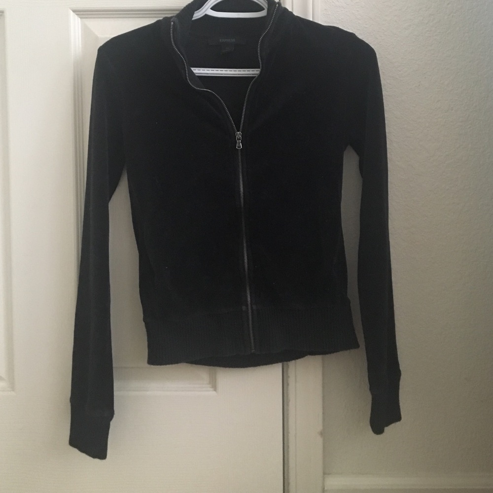 Express velour jacket