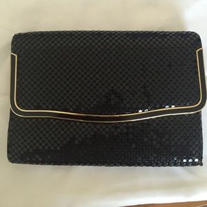 Black and gold clutch
