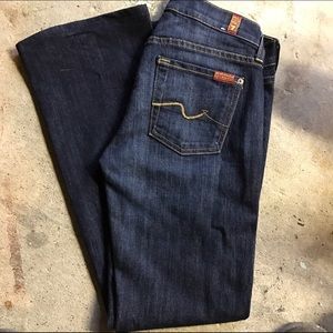7 for all mankind bootcut jeans sz 26