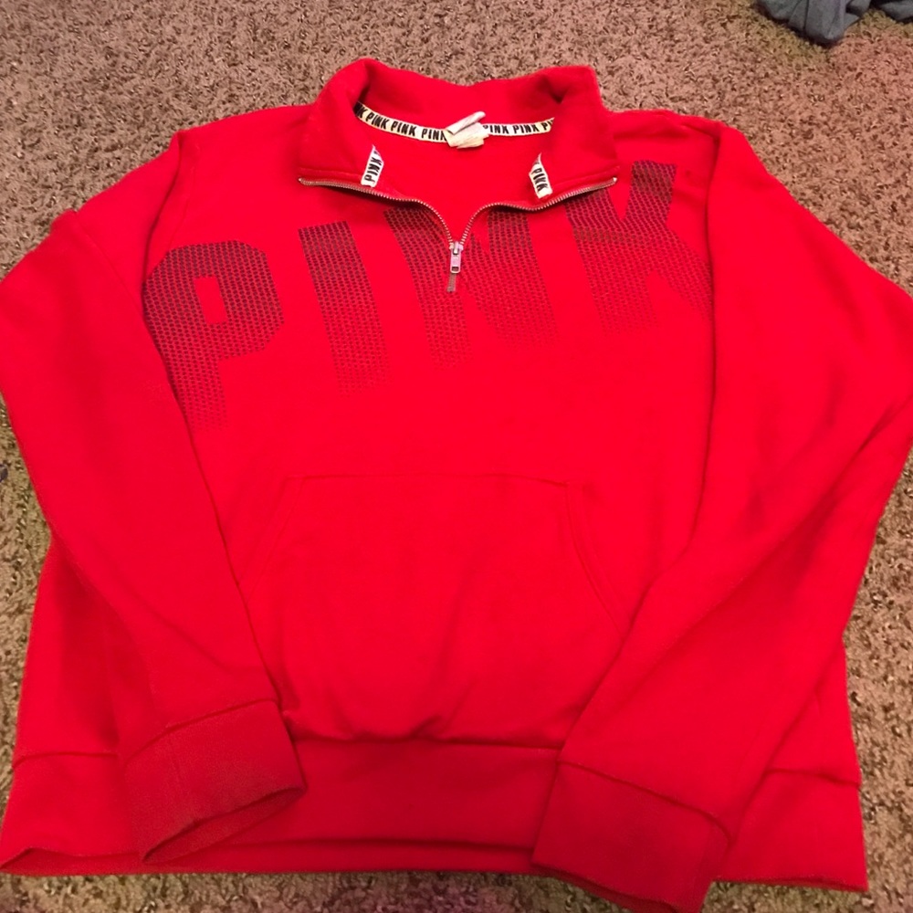 PINK half zip