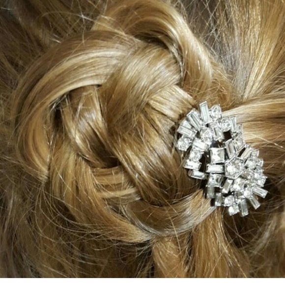 New Crystal Baguettes Hair Clip