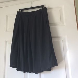 Black XL Lularoe Madison Skirt