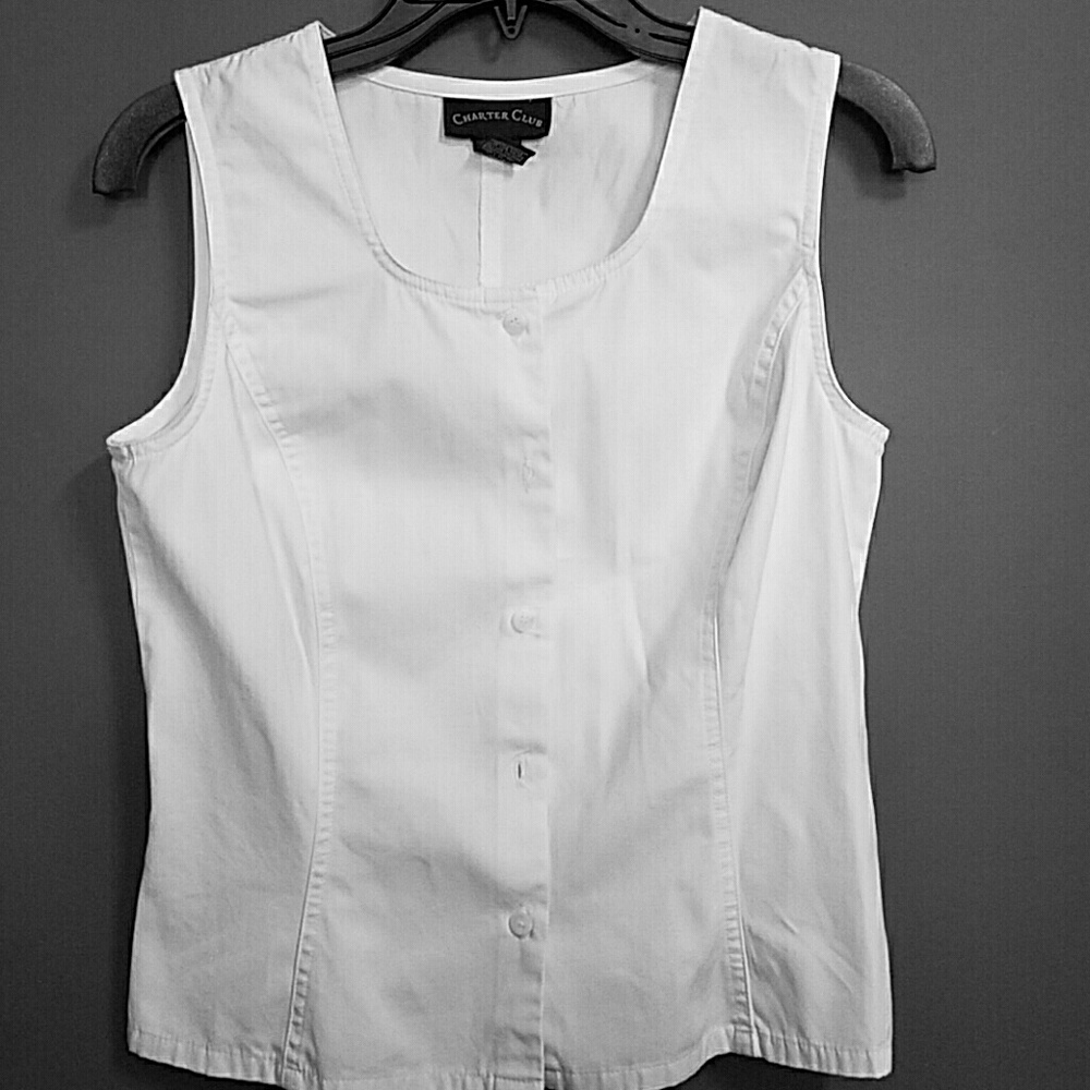 Camisole-styled white top