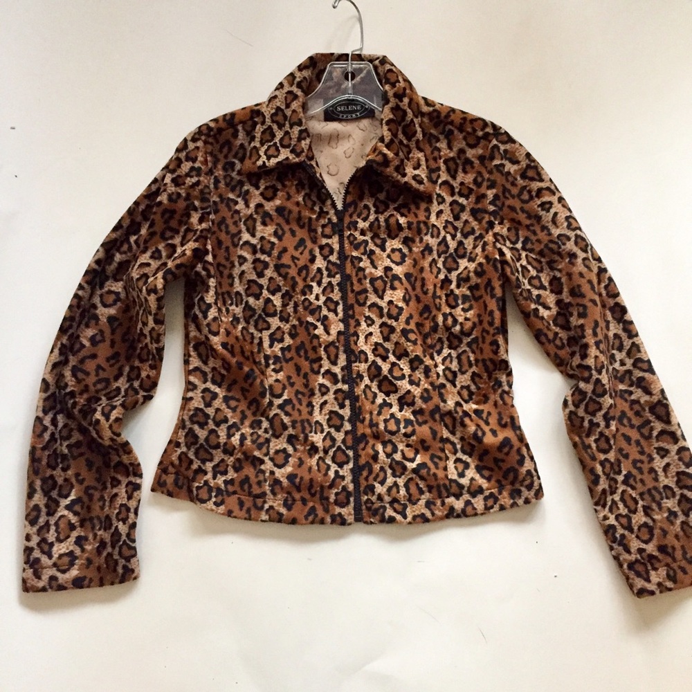 Leopard print jacket