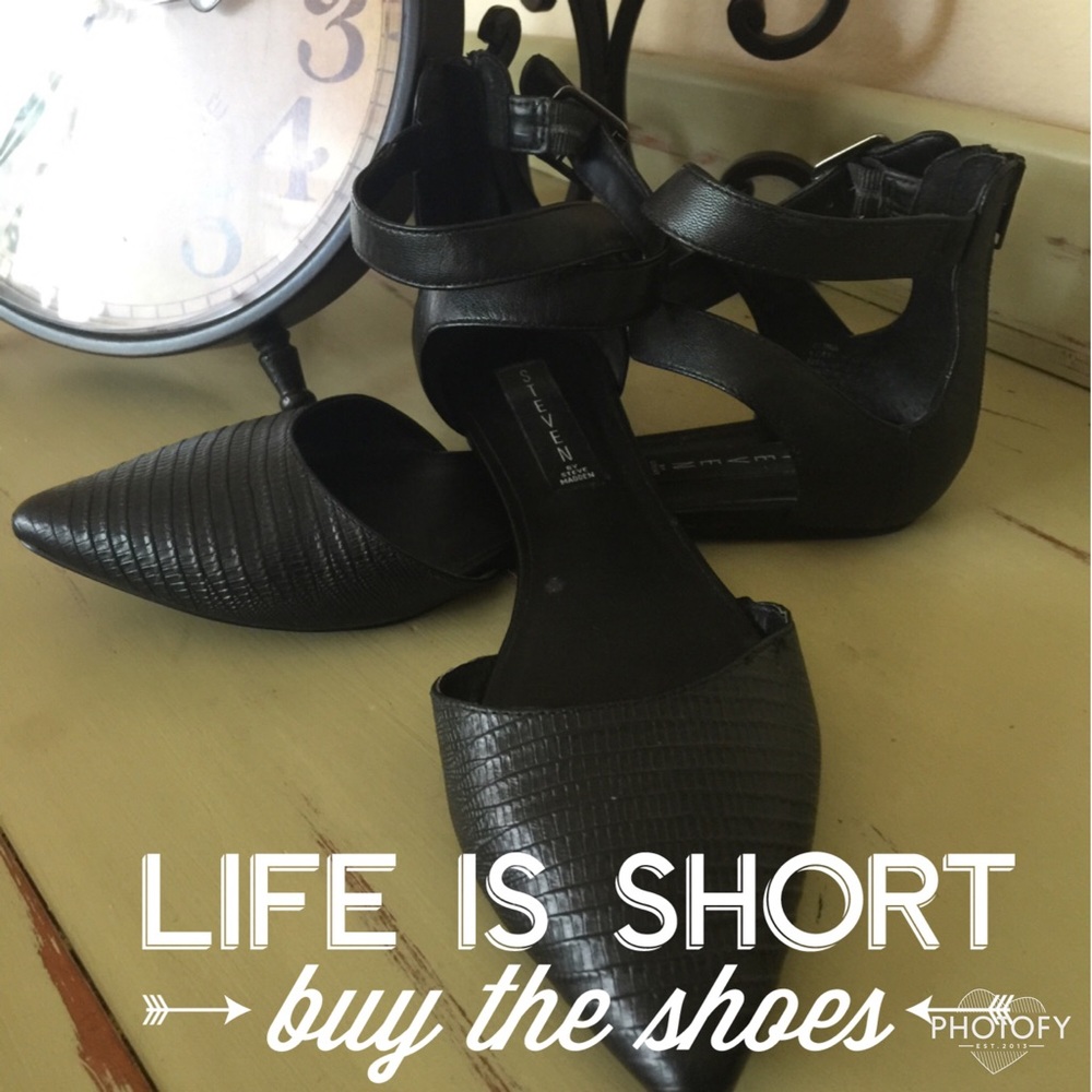 Steven by Steven Madden Elina Flats all leather