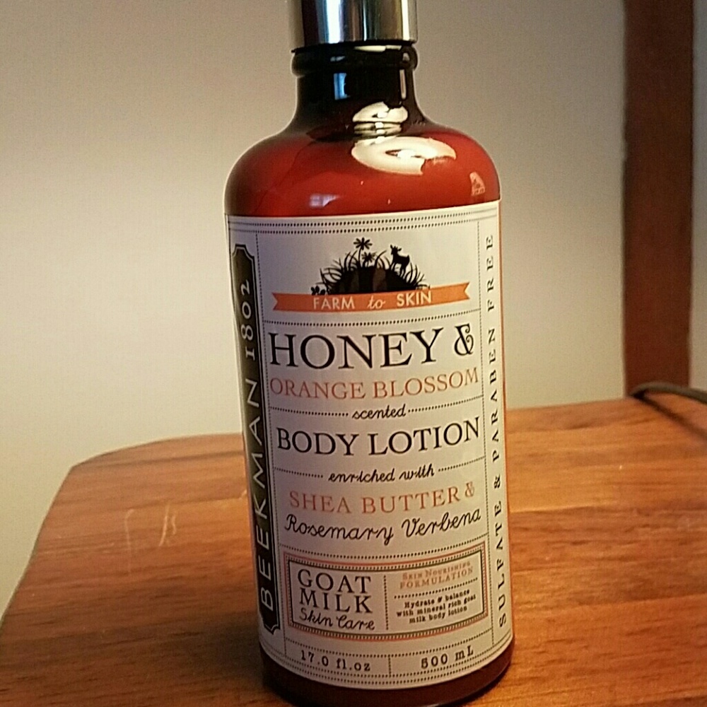 Honey and Orange Blossom body lotion