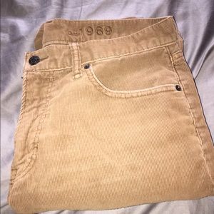 Gap corduroy jeans light brown great condition