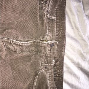 Gap corduroy jeans light brown great condition