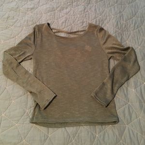 Long sleeve Olive green top from H&M