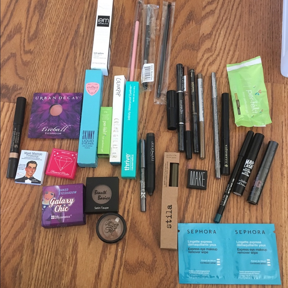 Ipsy, Birchbox, Sephora eye makeup lot