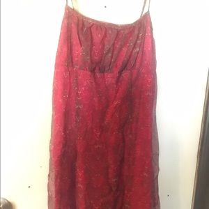 Red sundress. Dressy or casual. Size S/M