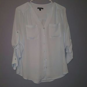 Express baby blue Portifino blouse