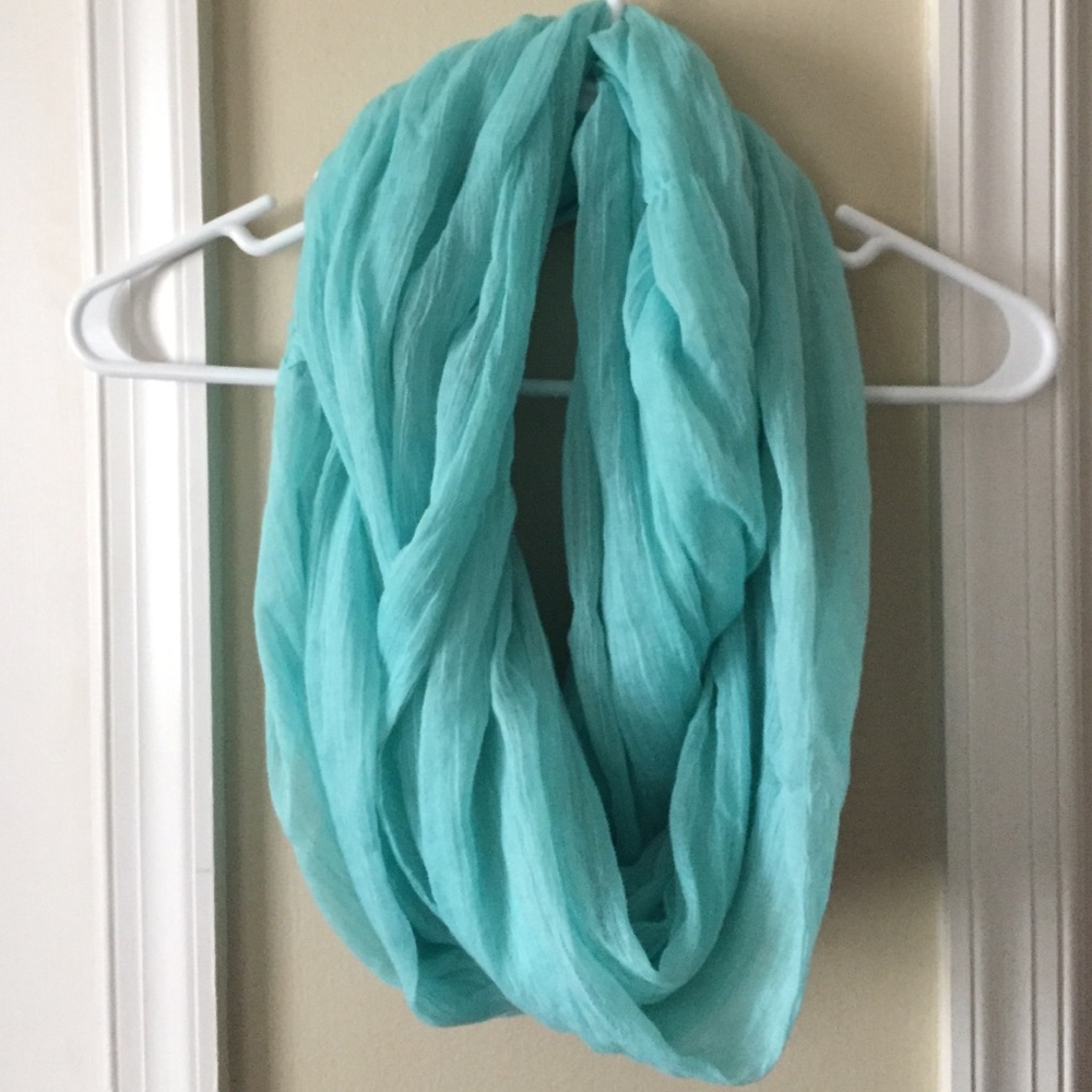 Mint Green Infinity Scarf
