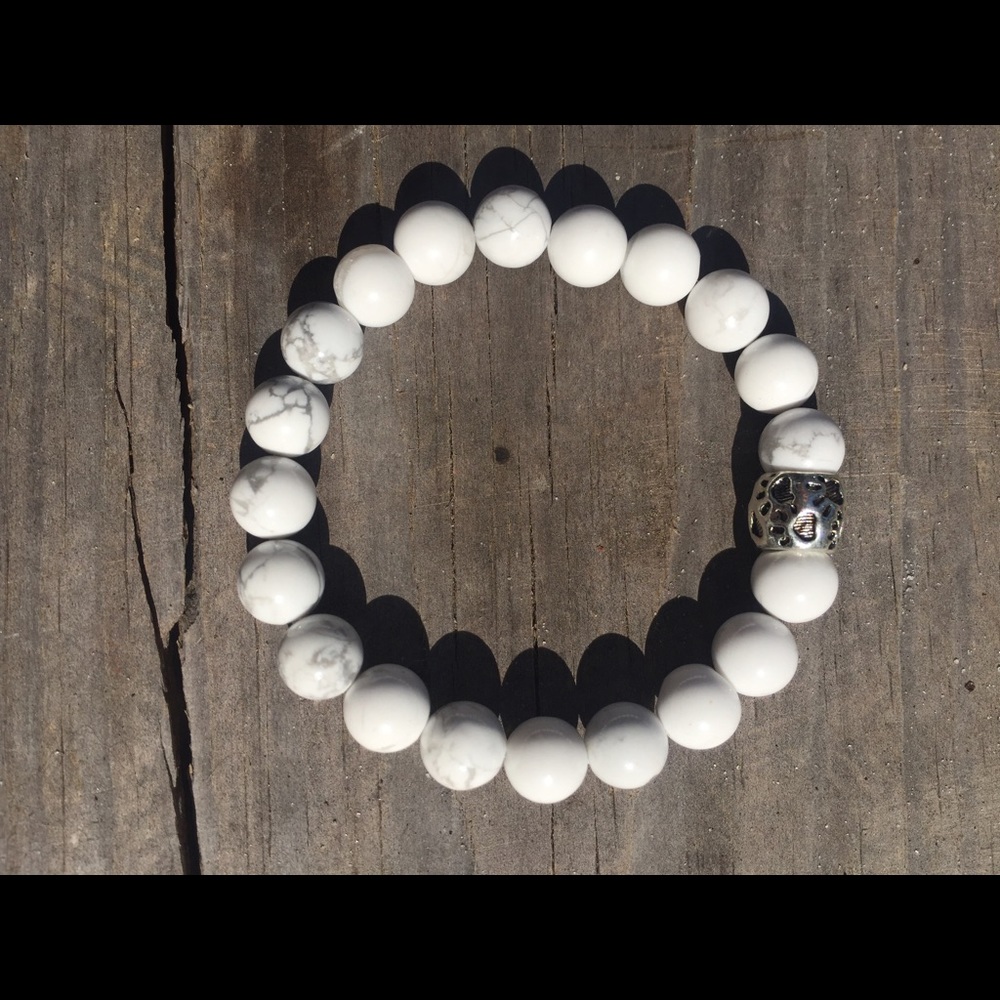 White Turquoise Stone bracelet