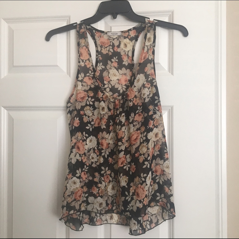 Floral tank top