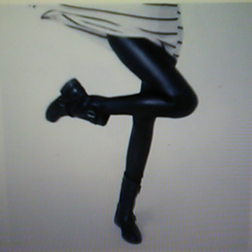 Bundle of 2 Women's  Black Faux Leather Leggings
