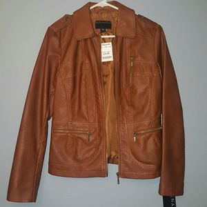 Bernardo Brown leather jacket