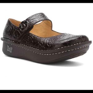 Alegria Women's Paloma Mary Jane Embossed Rose