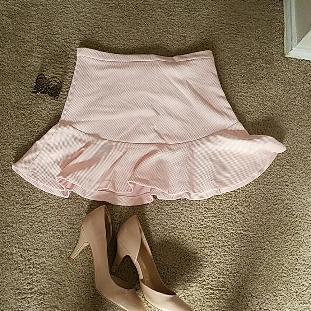 Pink skirt