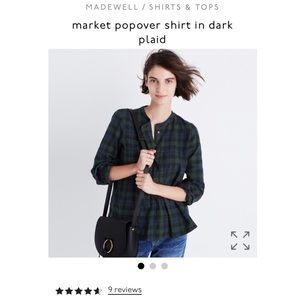 Madewell market popover shirt