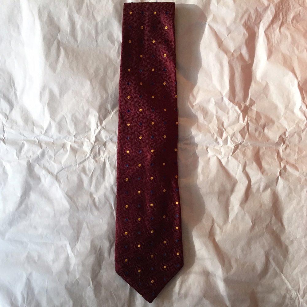 Canali neck tie,small geometric pattern, elegant!