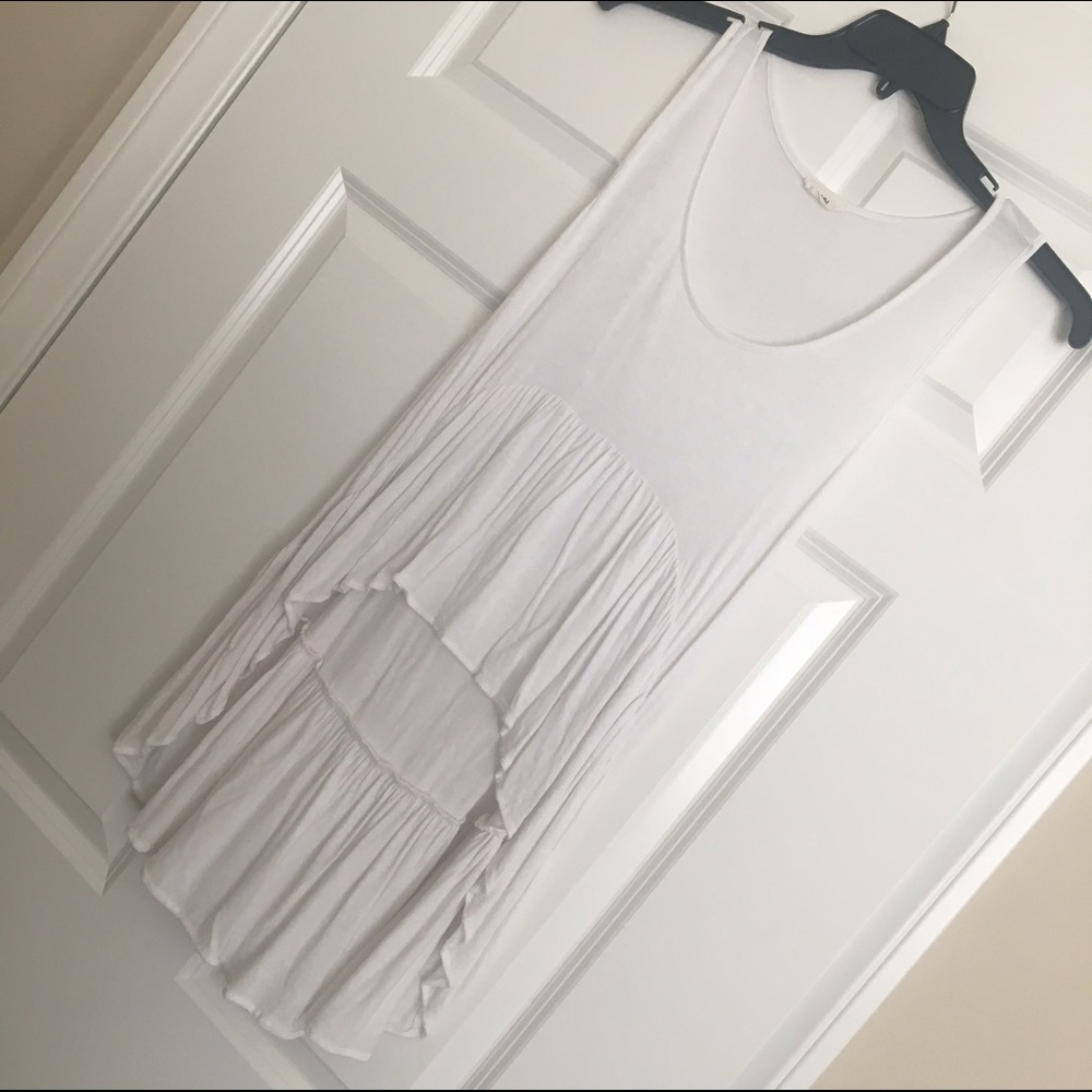 White high low shirt