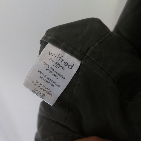 100% silk Aritzia/Wilfred skirt - Picture 4 of 4