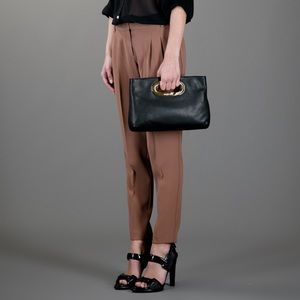 Michael Kors "Berkley" gold clutch, barely used!