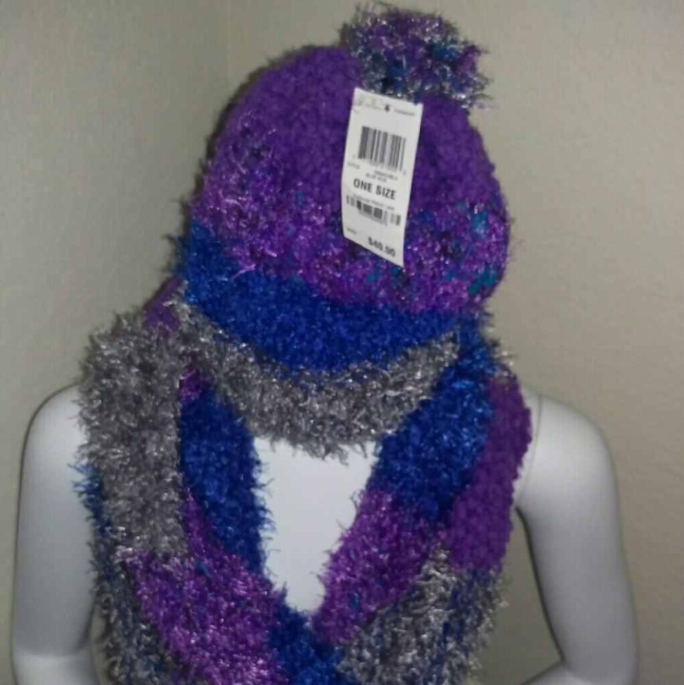 Charter Club scarve and beanie set