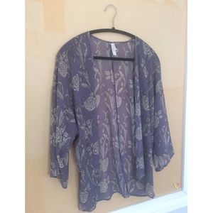 Xhilaration lavender kimono