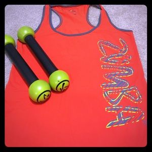 Zumba racerback top