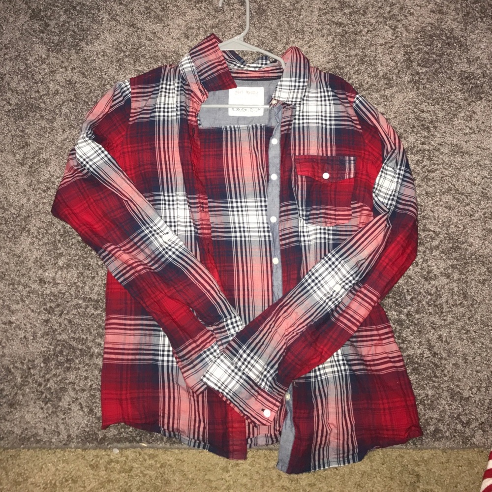 plaid shirt