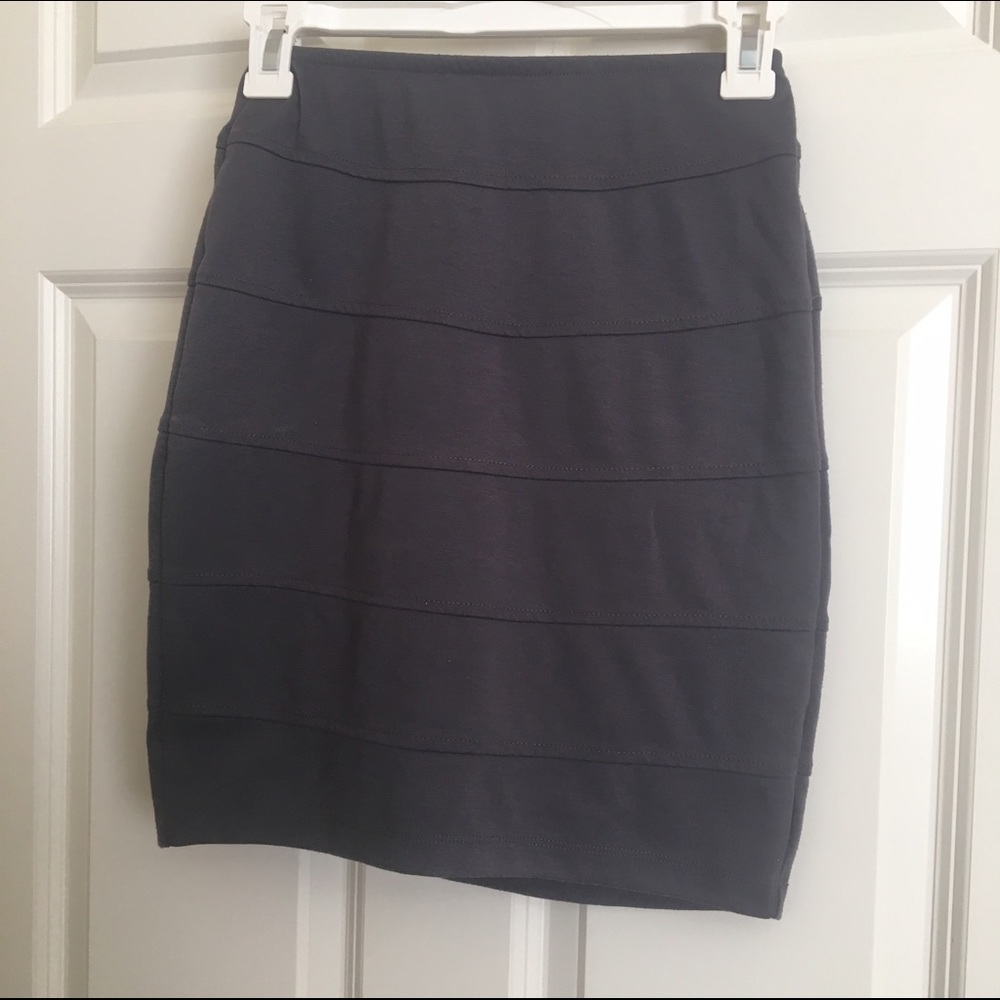 Gray skirt