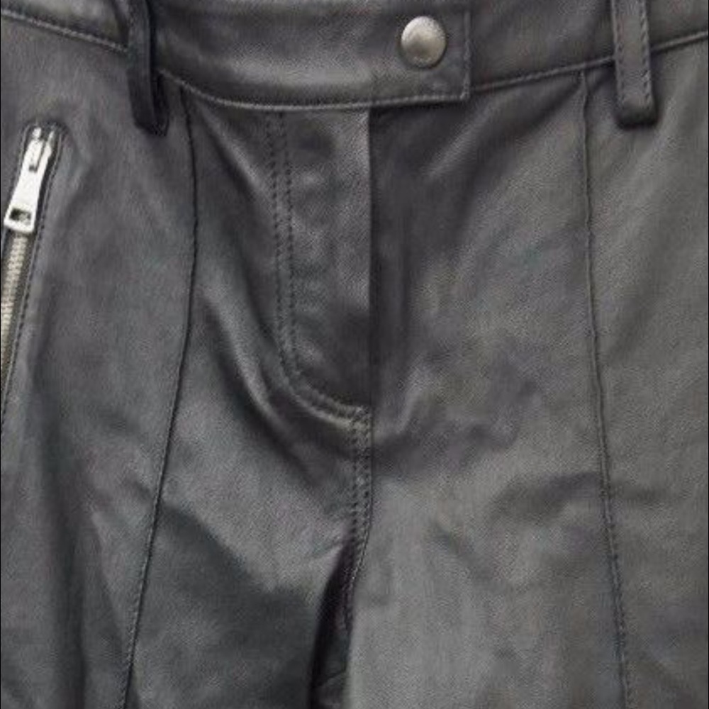 BURBERRY Leather pants. Sale ends today