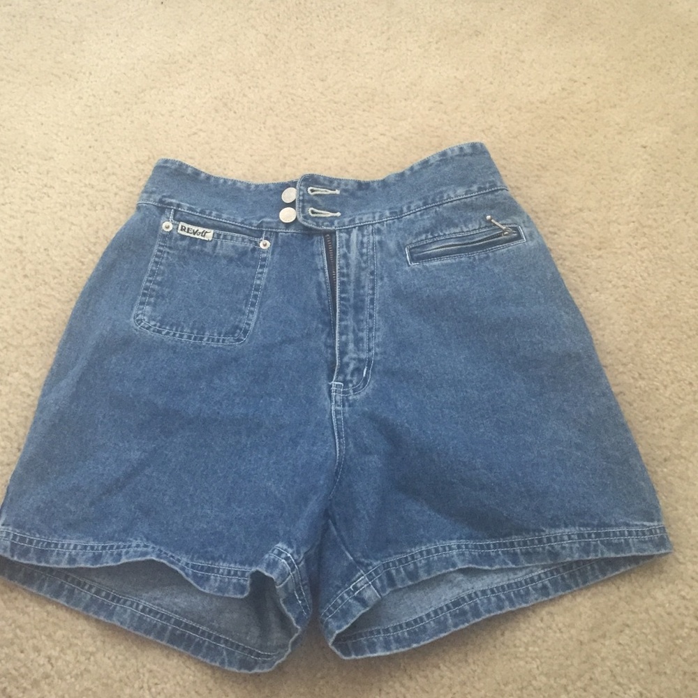 Revolt high waisted jean shorts