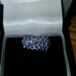 Ladies 10K White Gold Tanzanite Ring