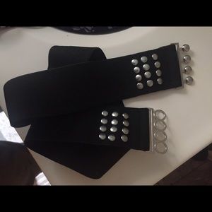 Wrap Black Studded Belt