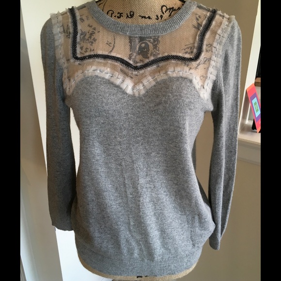 Anthropologie Sweaters - Anthropologie Field Flower