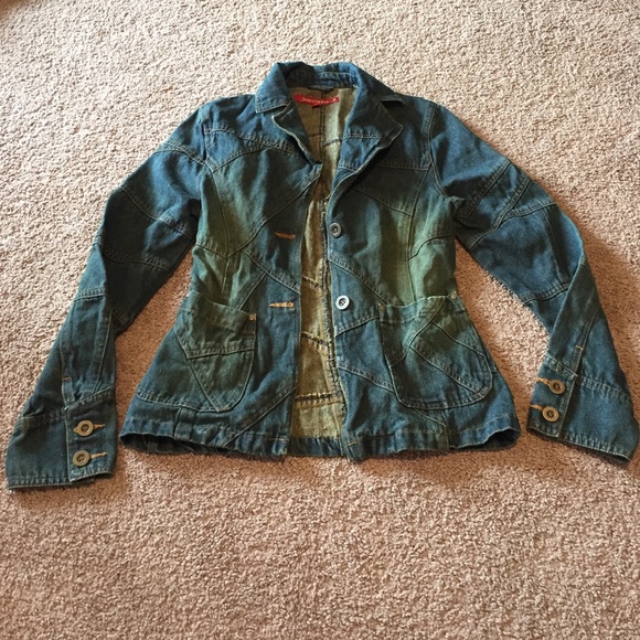 Jennyfer J women's denim jacket size Medium - Picture 2 of 4
