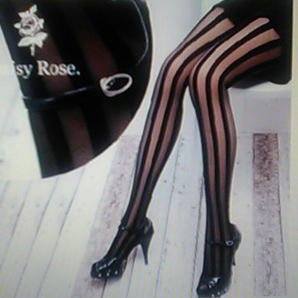 Bundle of 2 Sexy Black Stripes Stockings