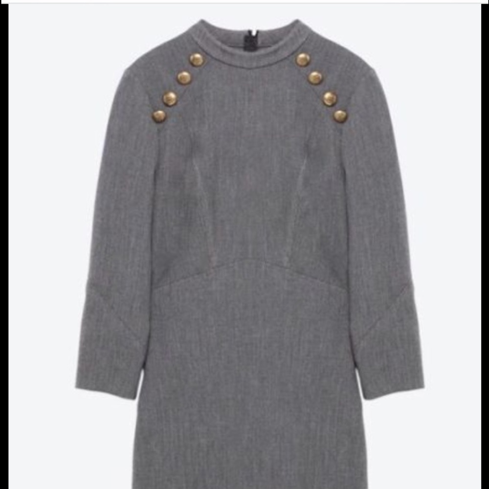 Zara Military Dress - Picture 2 of 5