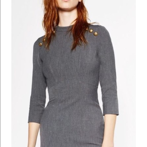 Zara Military Dress - Picture 3 of 5