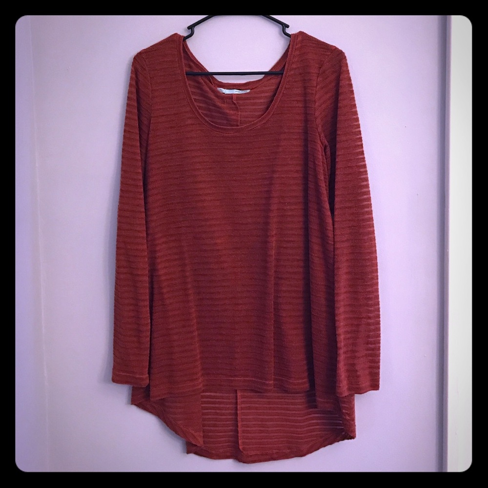 Maurice's long sleeve hi lo top