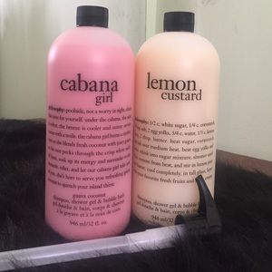 TWO FOR ONE Philosophy body wash