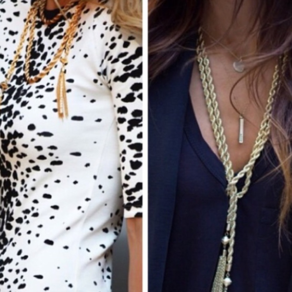 Double Tassel Necklace