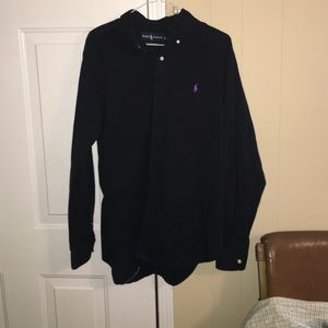 Polo Ralph Lauren black classic fit shirt