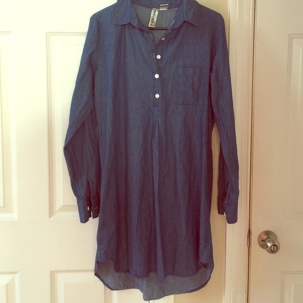 Blue Jean Shirt Dress