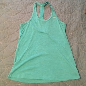 Teal dri fit tank top